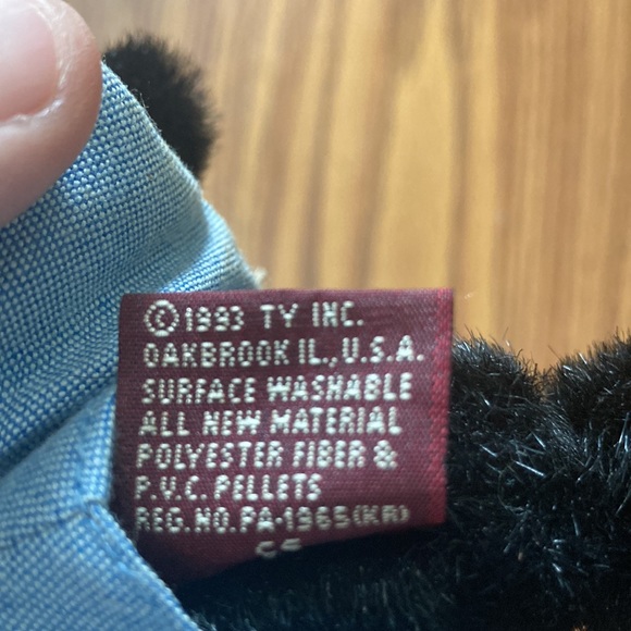 Crawly the Crow Ty beanie baby vintage rare Nwt - Picture 8 of 9